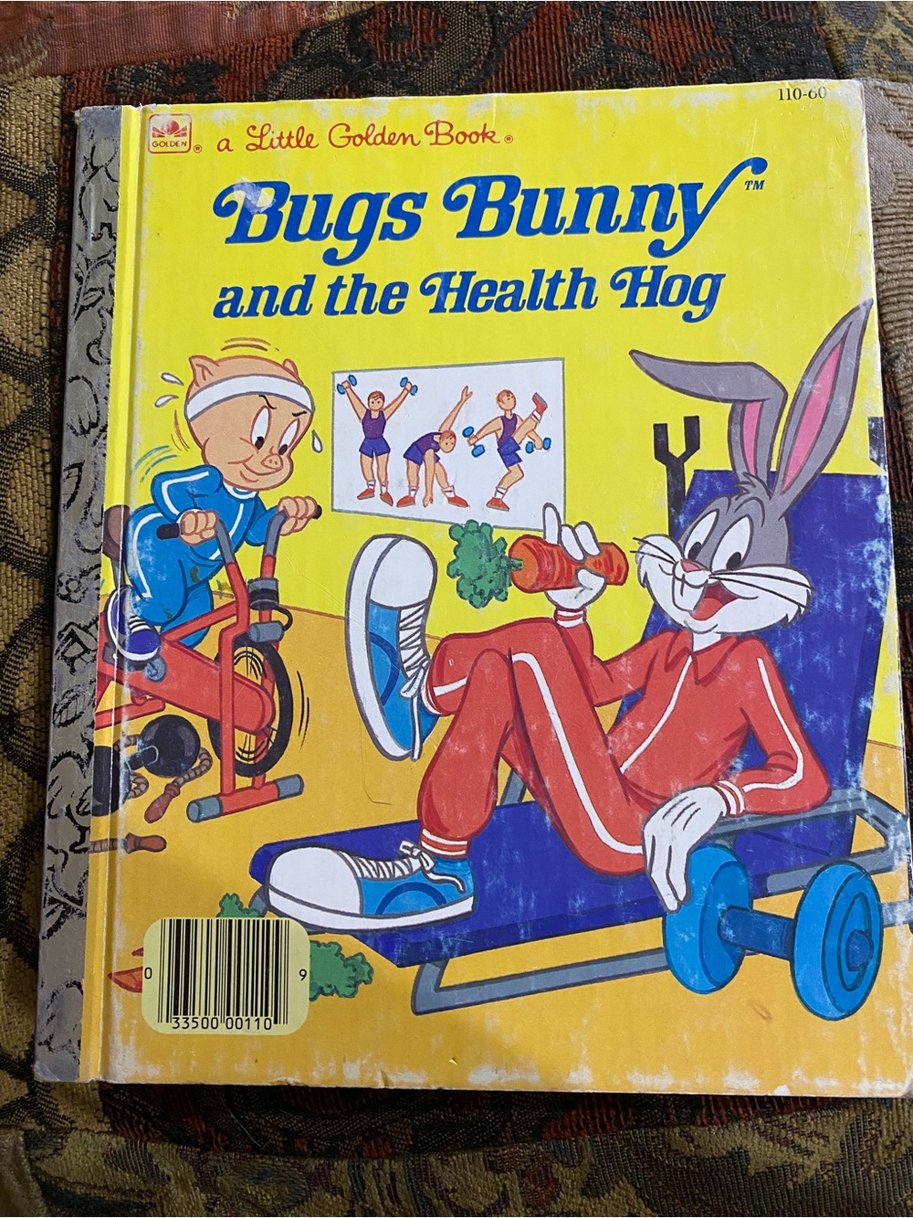 📚2/$10📚 Bugs Bunny and the Health Hog- 1986 (a Little Golden Book)